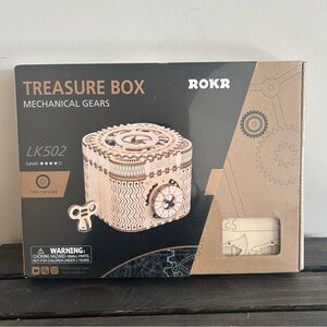 ROKR Treasure Box Mechanical Gears 3D Wooden Puzzle LK502